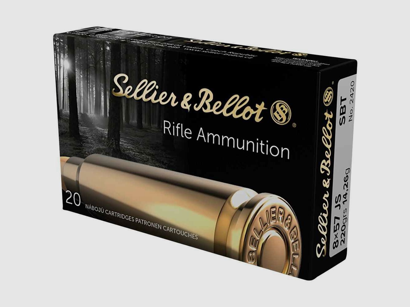 8x57 IS Sierra GK 14,3g/220grs. Sellier & Bellot