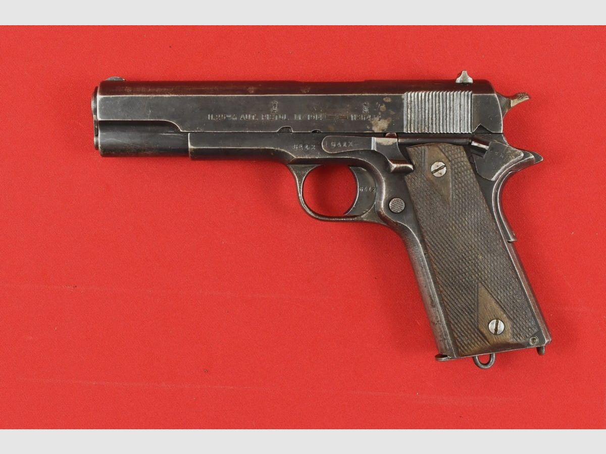 #1945 Colt Kongsberg-Pistole m/1914, Norwegen, 1924, Kal. .45 ACP, Bild 1 von 26