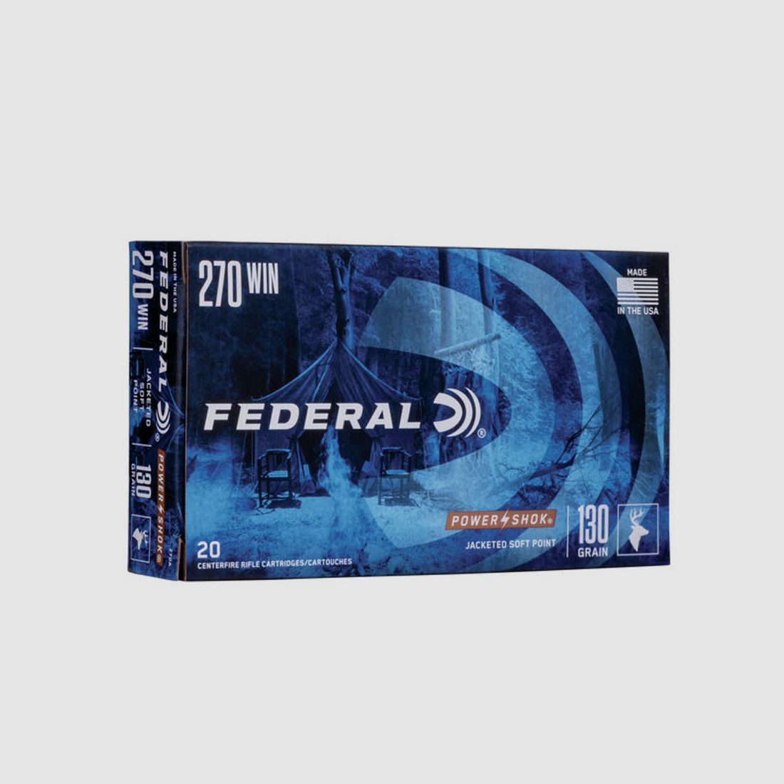 .270 Win FEDERAL POWER SHOK 130gr