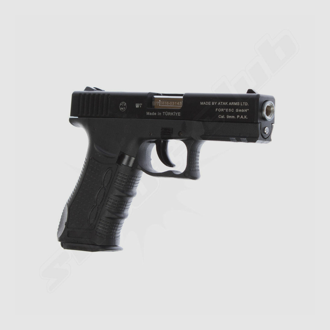 Zoraki 917 blank-firing pistol black-chrome cal. 9mm
