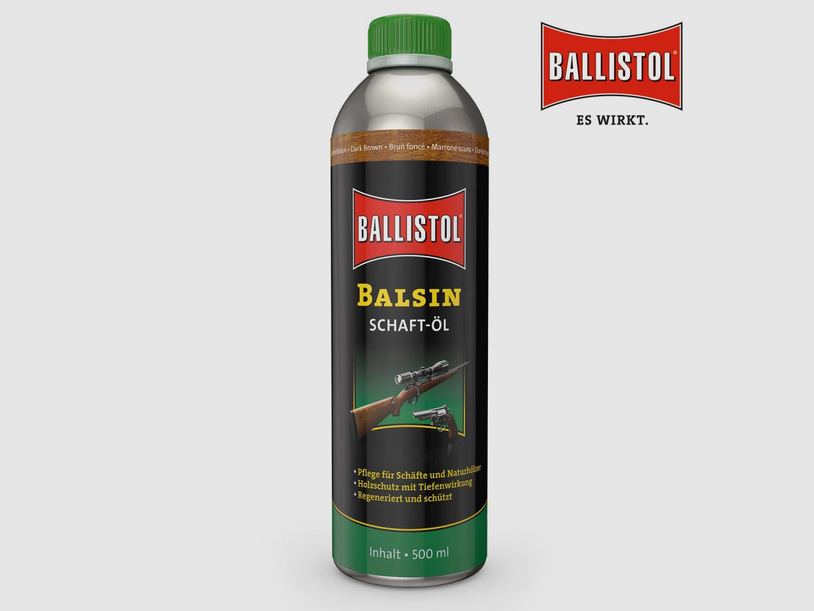 BALSIN Schaftöl dunkelbraun 500ml