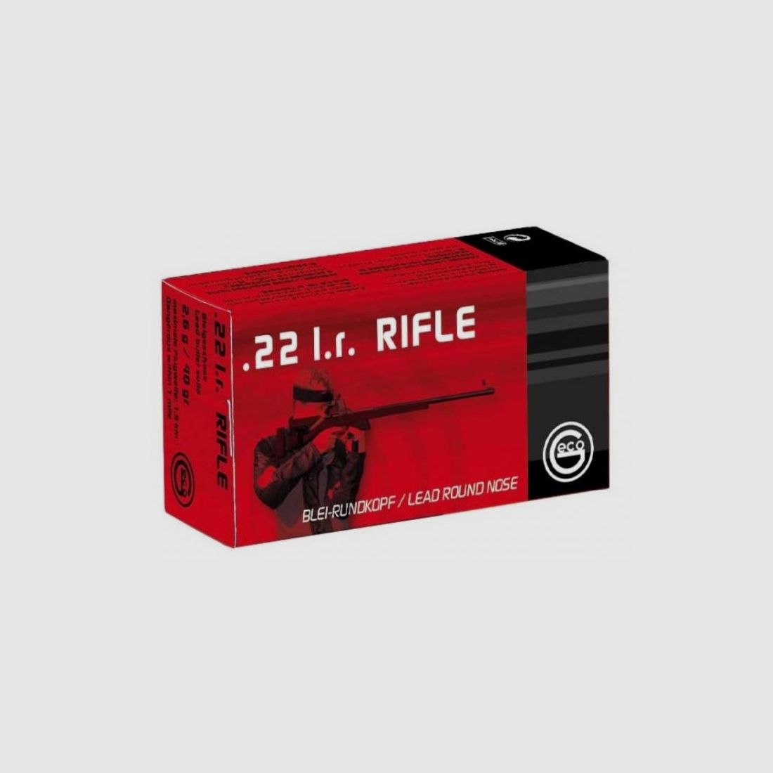 Geco 22lr Büchse 2,6 g / 40 grs Box mit 50 Stk.