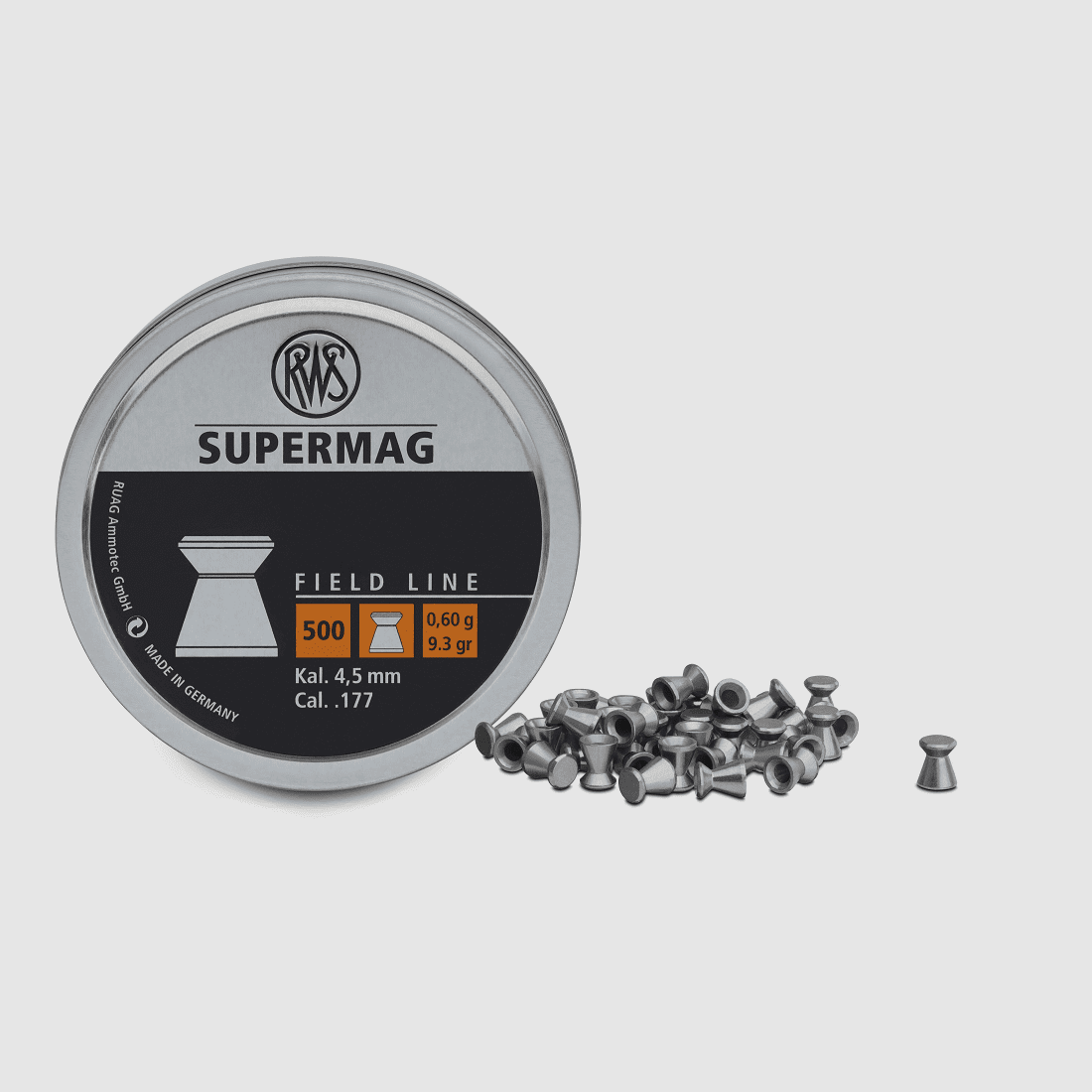 RWS S-MAG Diabolo 4.5 mm 0.60 g 500 pcs