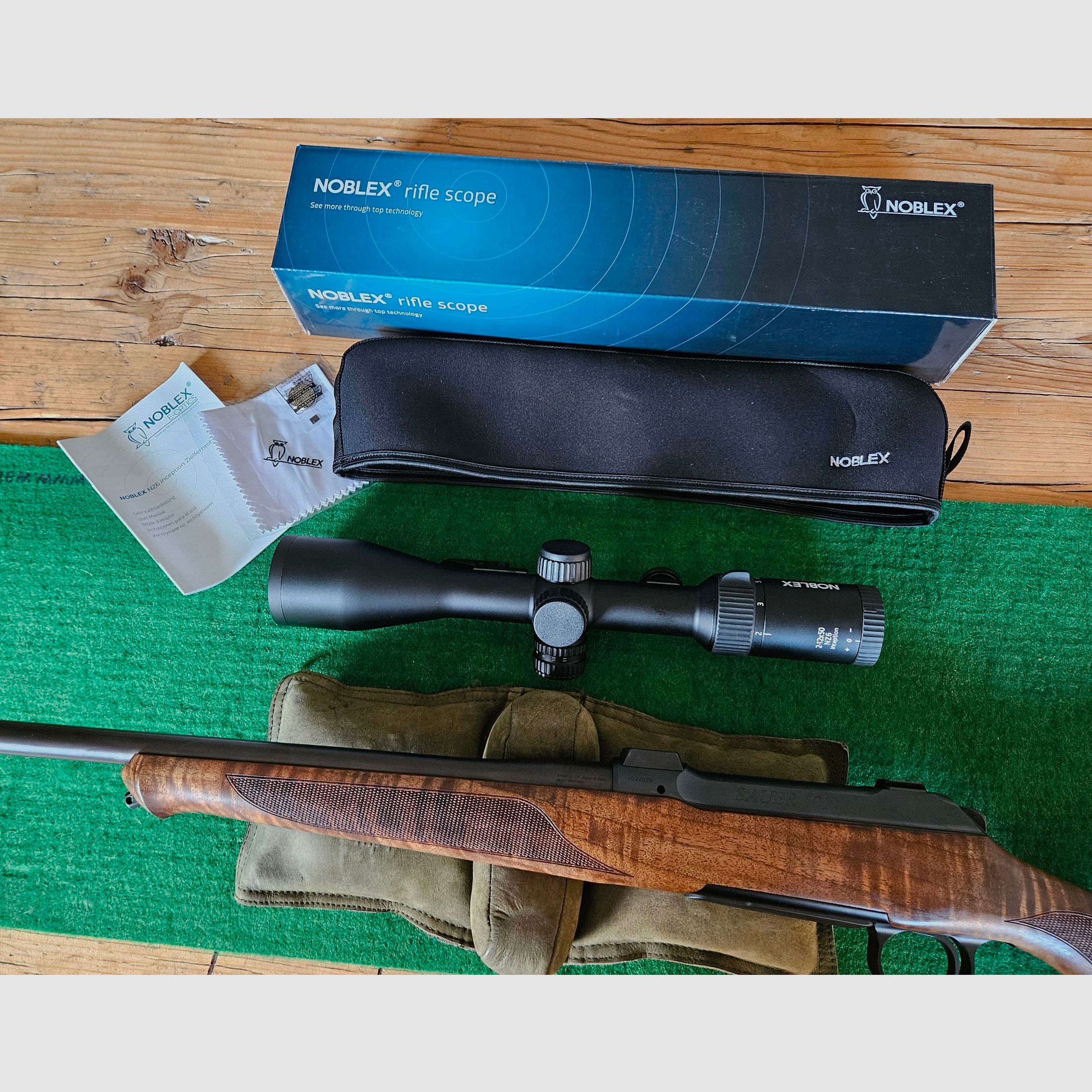 Sauer 101 mit Zielfernrohr 2-12x50 - no  202 Mauser M12 98 Heym SR 21 30 .270 .308 .30-06 7x64
