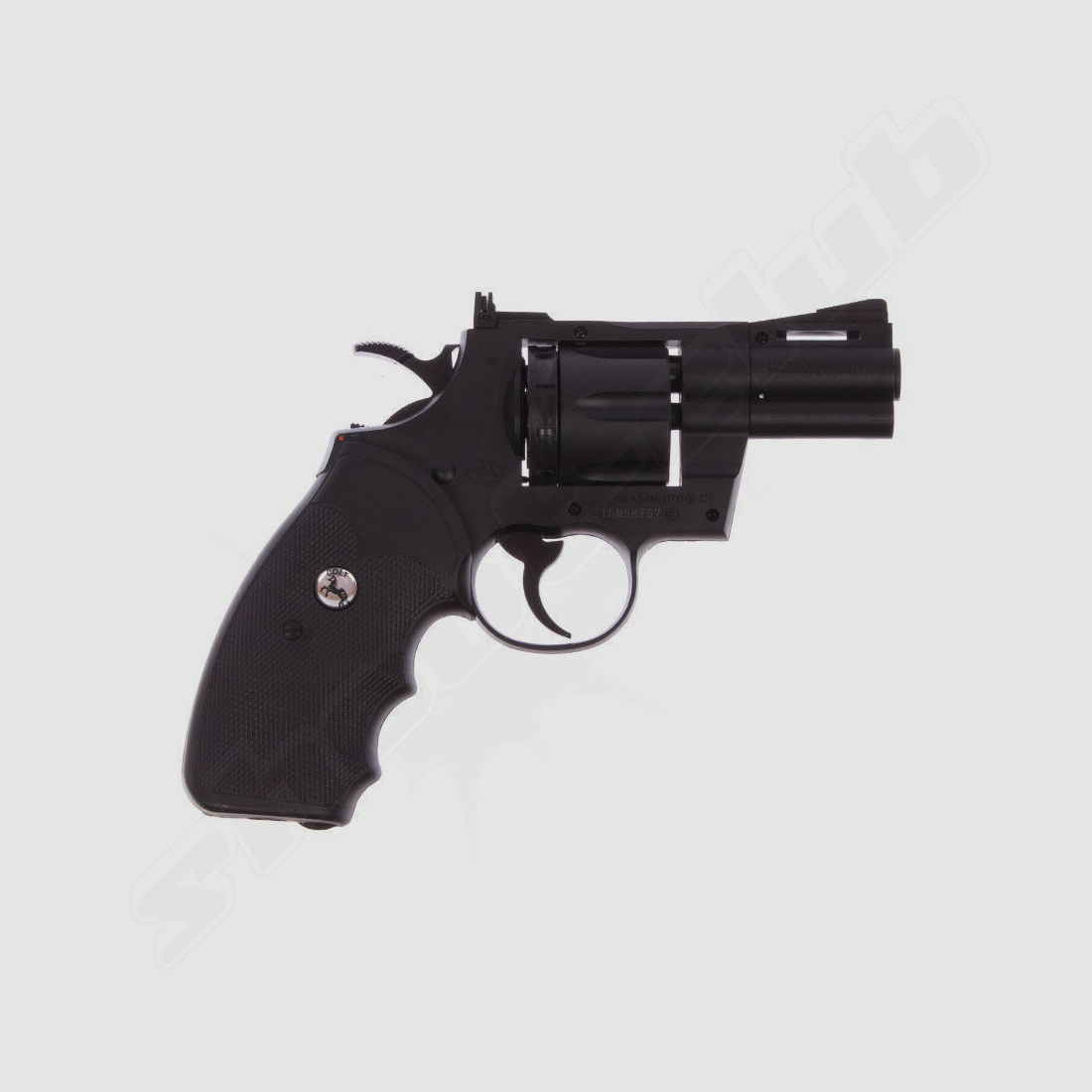 Colt	 Python 2,5'' CO2-Revolver - 4,5mm Stahl BB & Diabolo