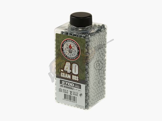 G&G Bio Precision Airsoft 0.40g (2.700 Stück) diameter 5,95mm - Grau