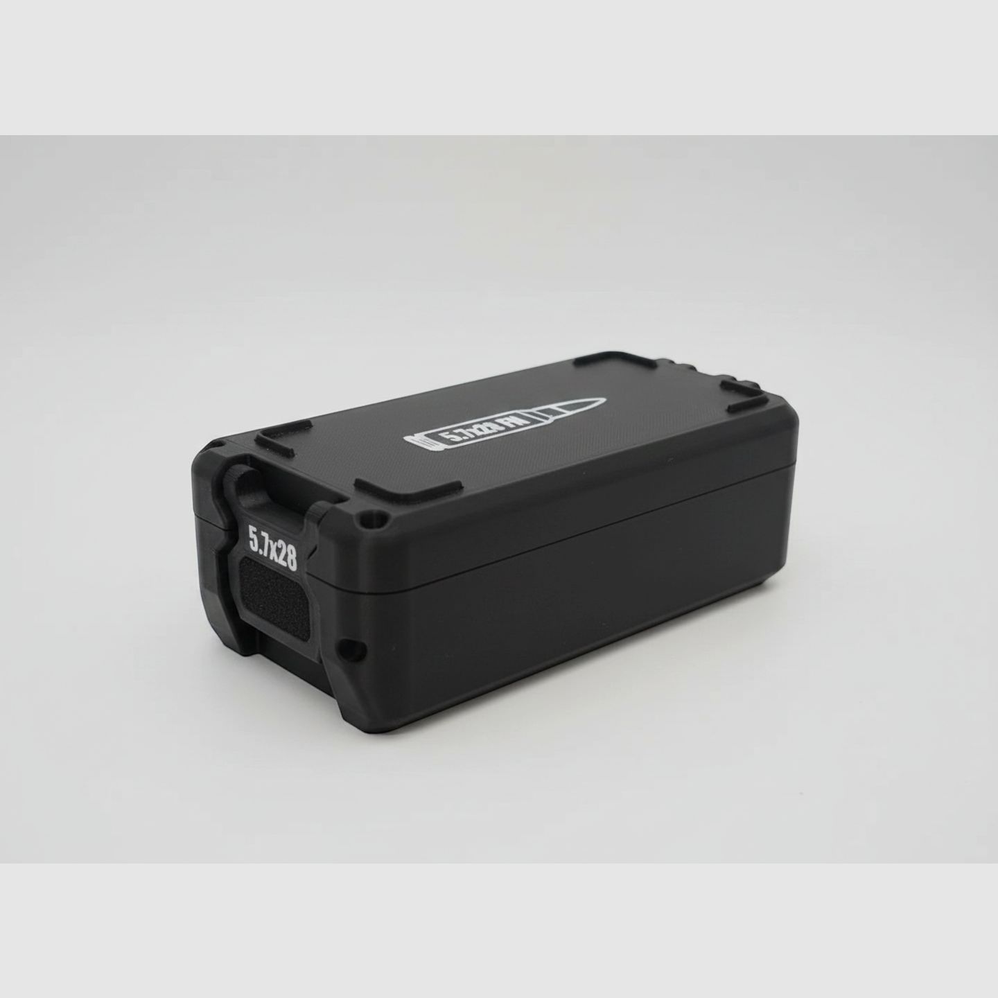 Filamelt ammunition box / 5.7x28 / 'folding / locking lid' / cartridge box, ammo box