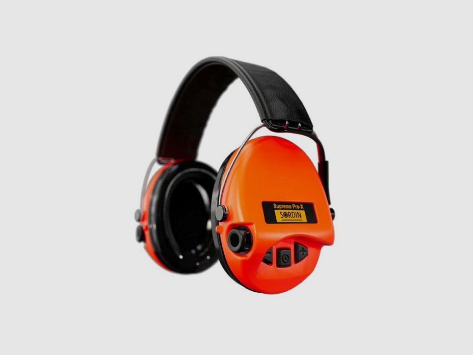 Sordin Active Hearing Protection Supreme Pro X Orange