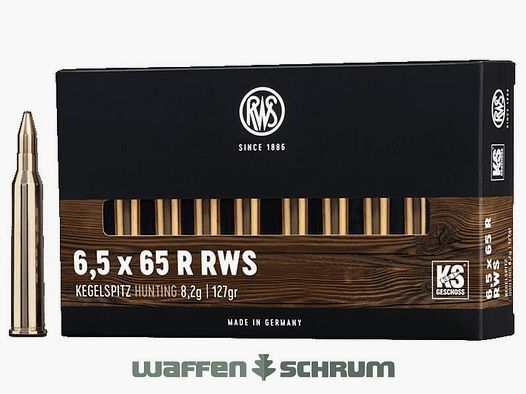 RWS Kegelspitz 8,2g - 127gr 6,5x65R RWS