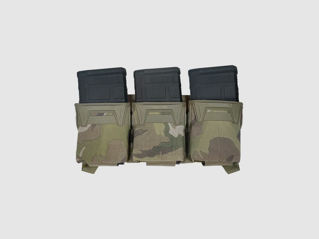 Pincer Placard 308. Dreifache Magazintasche (Multicam) Agilite, Bild 4 von 4