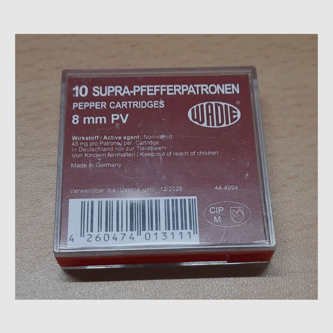 Wadie 8 mm PV Supra Pfefferpatronen