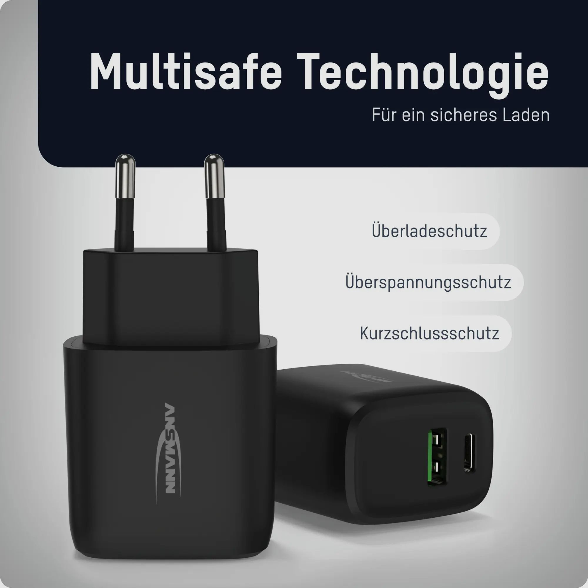 Ansmann Home Charger USB Snellader