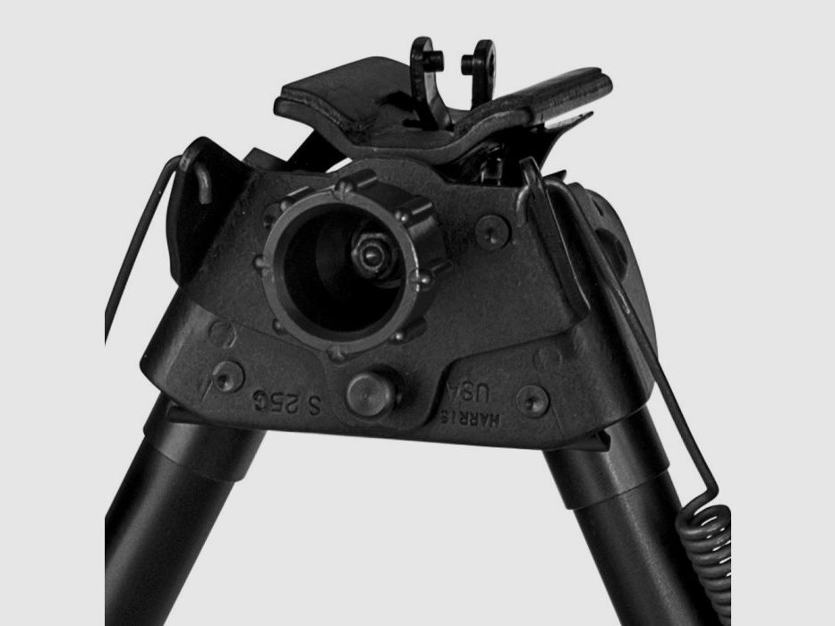 HARRIS Zweibein 13,5–27" mit Drehgelenk, stufenlos (Black)