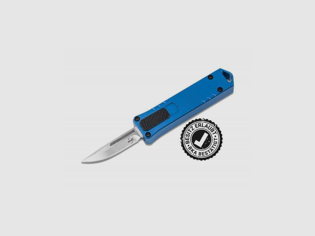 Böker Plus Micro USB OTF Blu Automatico Coltello a molla BKA legale