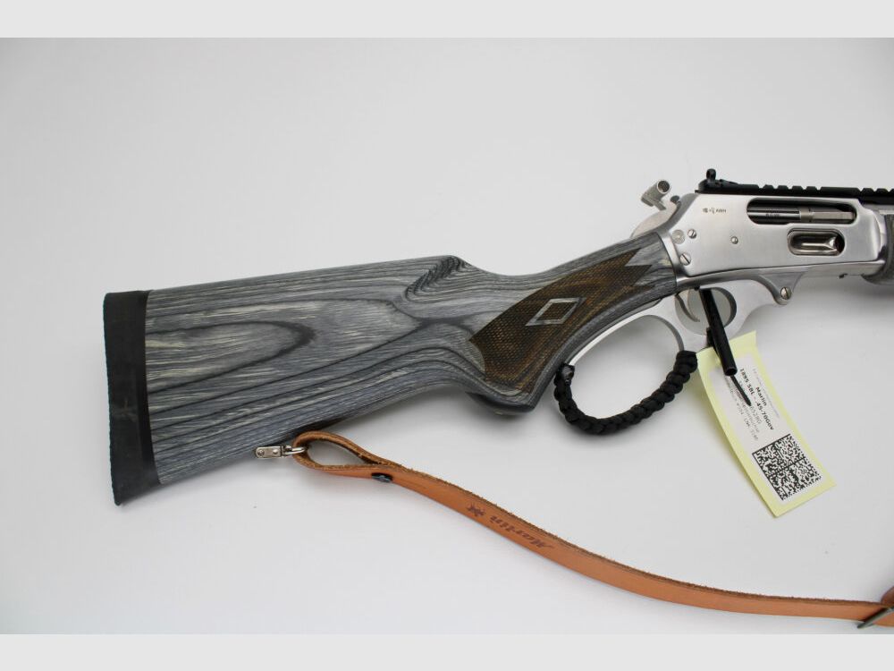 UHR Büchse Marlin 1895 SBL Kal. 45-70 GOV Stainless Lederriemen .45-70Gov, Bild 5 von 8