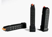 GLOCK HighCap-Magazine mit Zubringer signalorange