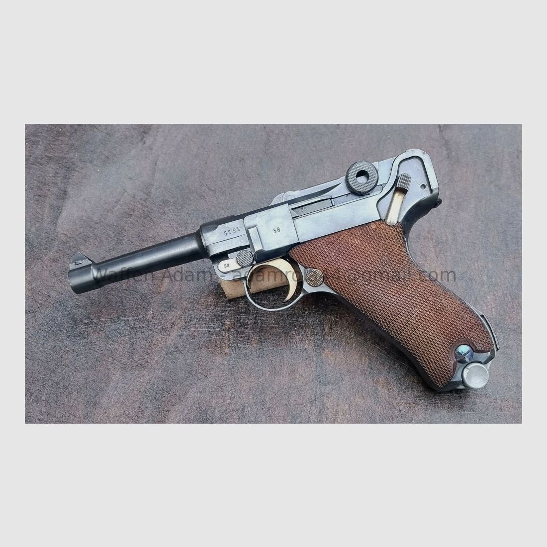 Mauser P.08, S/42 1936 valid proof, image 1 of 8