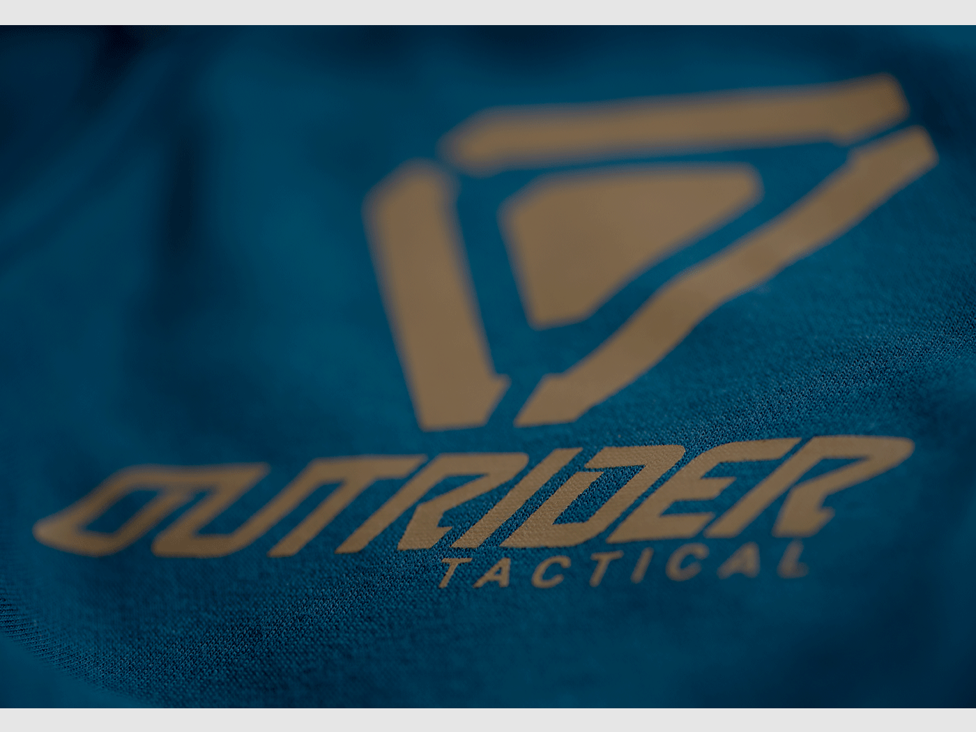 OUTRIDER TACTICAL LOGO ZIP HOODIE BLAU