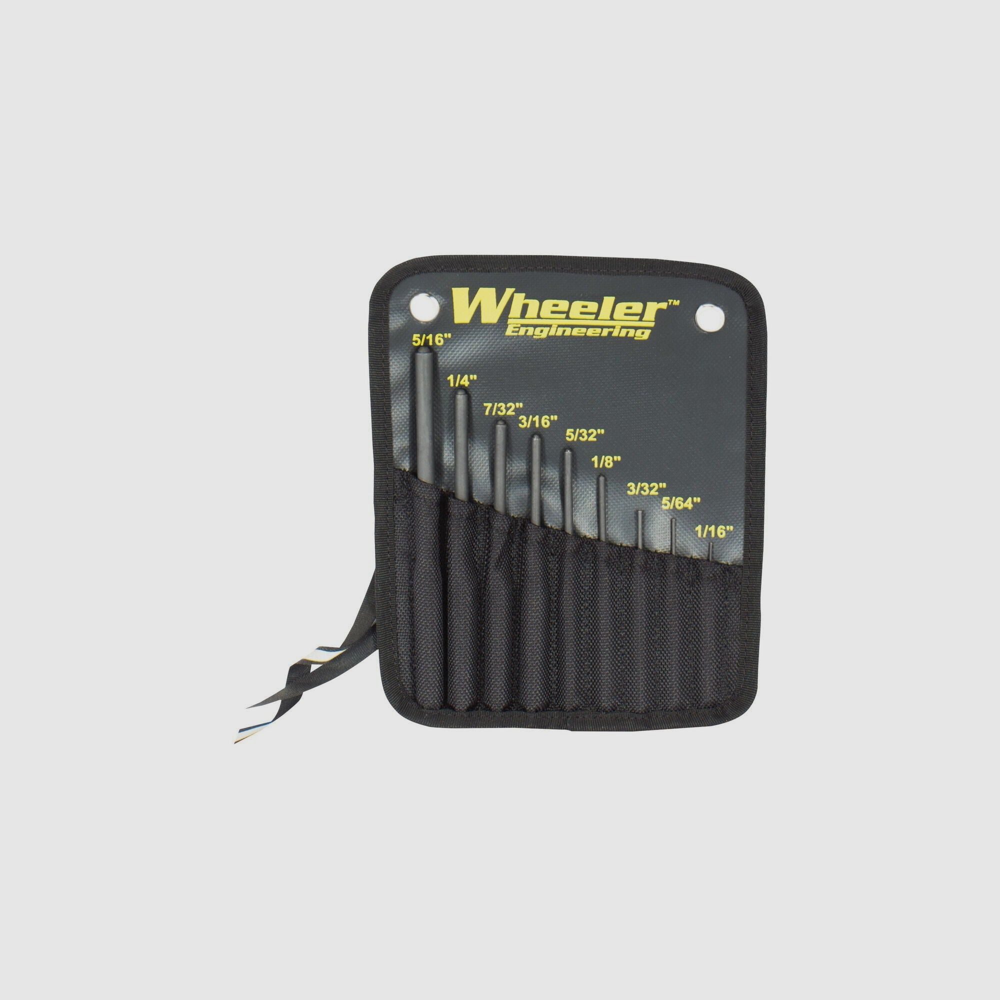 Wheeler Rollstift-Dornsatz, 9-teilig