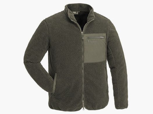 Pinewood fleecejacke maat: S, kleur: Donkergroen