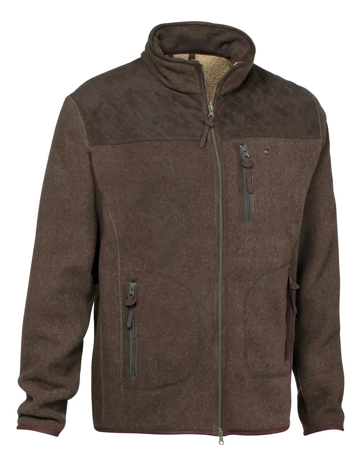 Fleecejacke Presly Linie Verney Carron Braun, Bild 2 von 2
