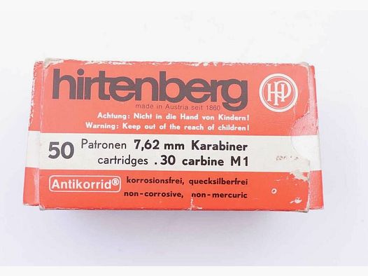 Hirtenberger / Österreich Büchsenpatronen .30Carbine/M1