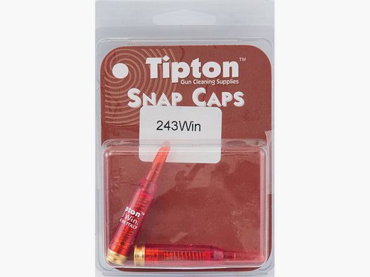 TIPTON Snap Cap Rifle 243 Win 2 Pack