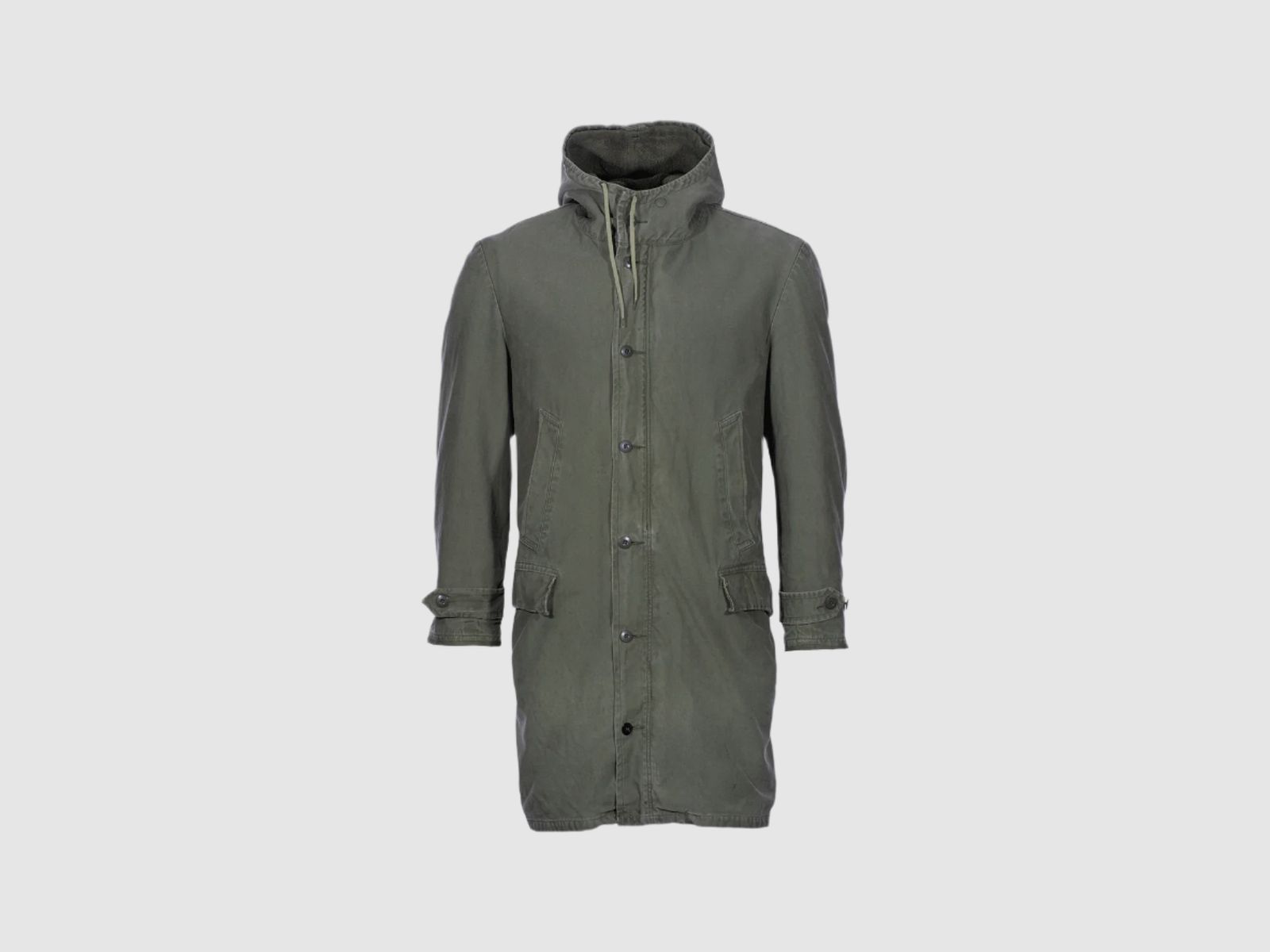 Bundeswehr Original BW Parka long with lining used