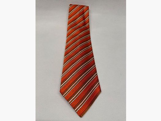 Cravate en soie Habsburg orange