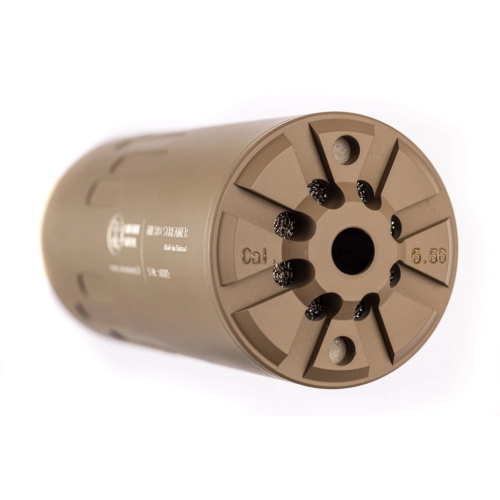 Geluiddemper voor vuurwapen Silent Steel Flow Micro Streamer Steel 5.56 FDE 41828 MST556FDE-SS, afbeelding 1 van 6
