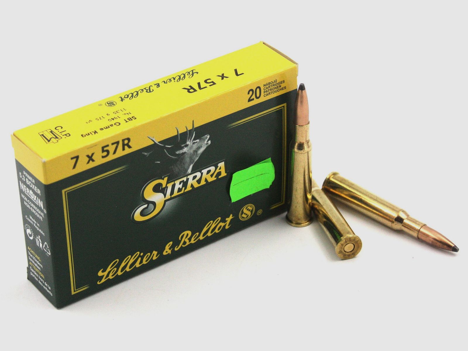 S + B, 7x57R, SBT 175gr, 20 pcs.