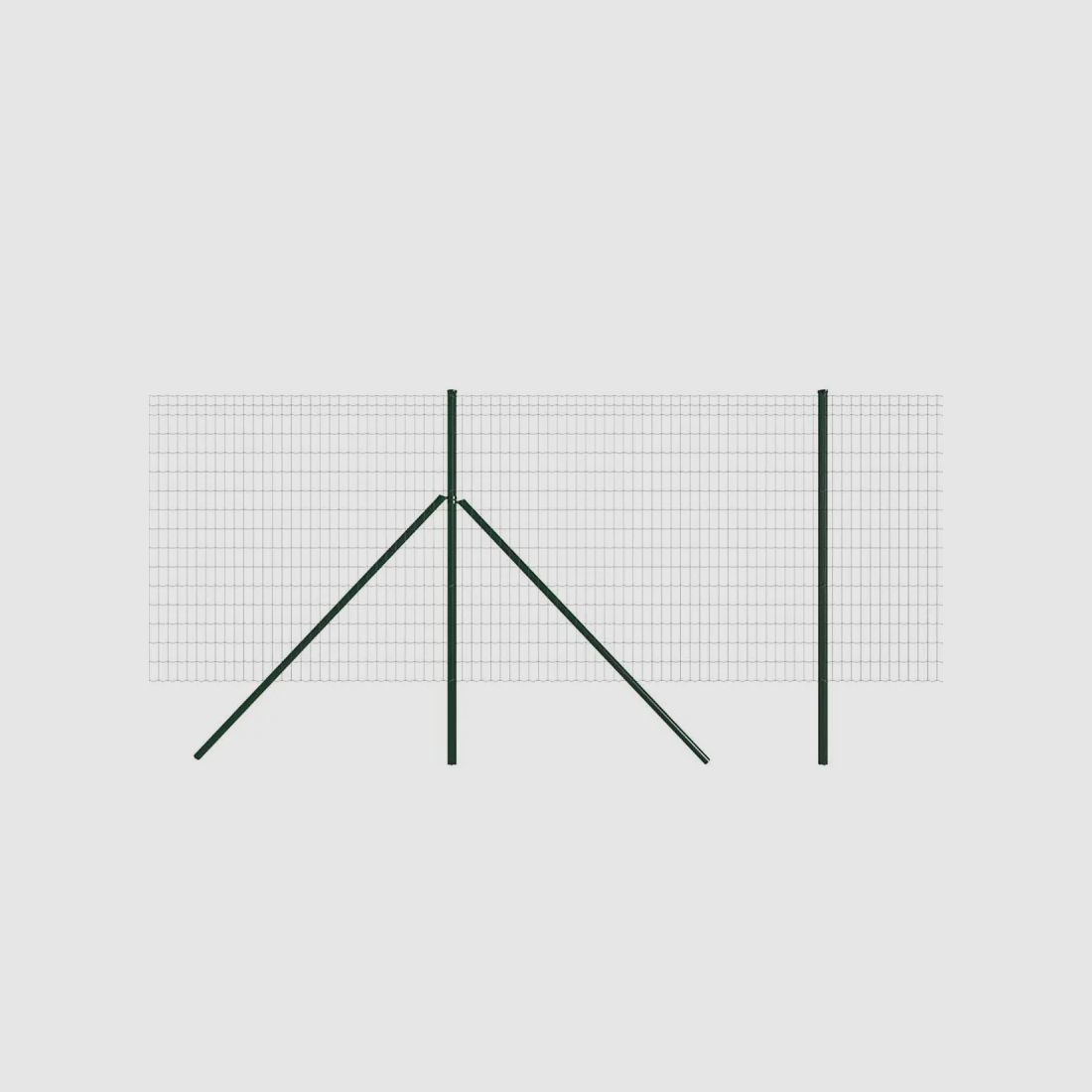 20 m Rolle geschweißter PVC-Gitterzaun - Maschenweite 100x50mm - Draht 2,5mm - Höhe 1,20 m, Bild 3 von 8