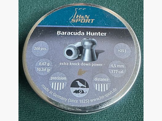 H&N Sport Baracuda Hunter 4,5mm .177 cal. 