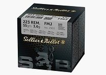 SELLIER & BELLOT - Munition .223 Rem. Vollmantel BT 3,6g/55grs.