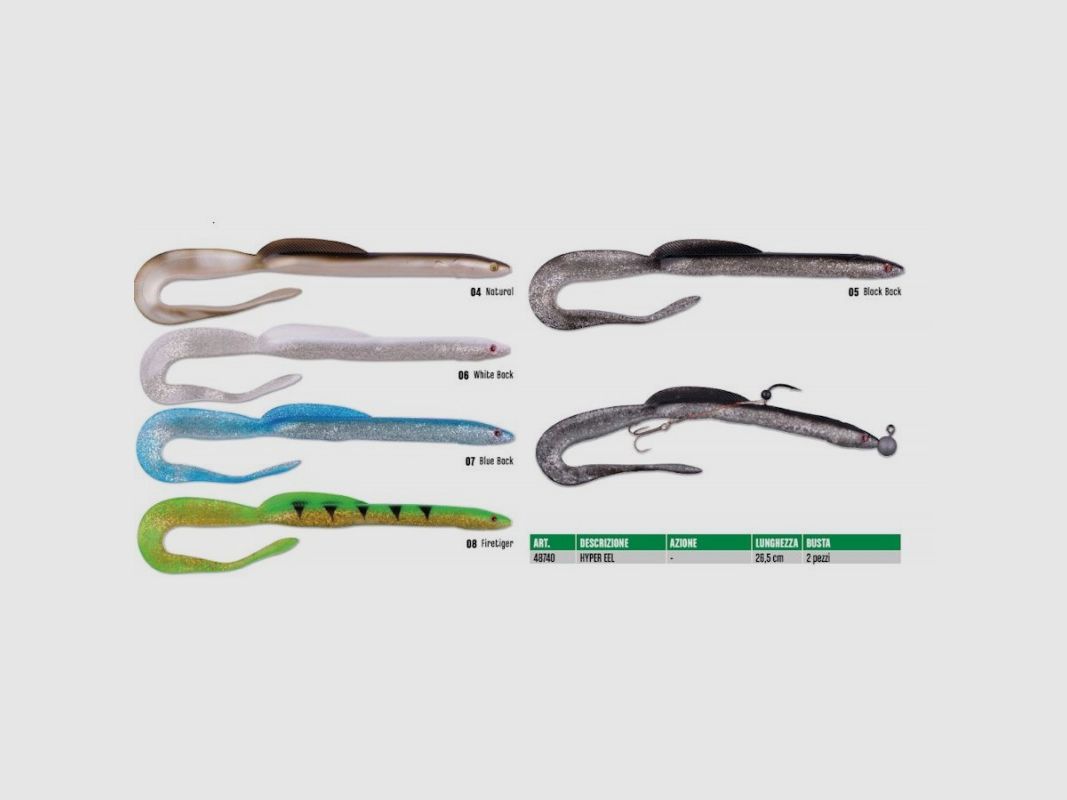 Spro HYPER ELL 26,5 cm col.08 -Firetiger