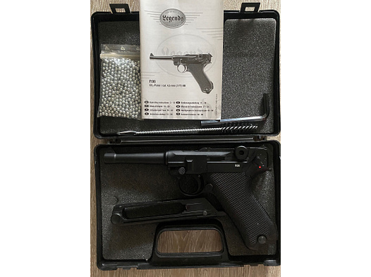 Umarex Legends P08 Co2 Pistole 4,5mm GBB + Koffer & BBs