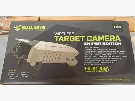 Caméra cible Bullseye Édition Sniper portée 1 mile