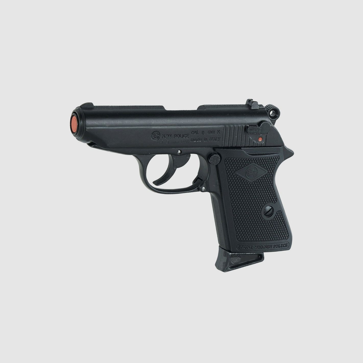 Bruni New Police 9 mm schwarze Signalpistole