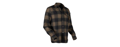 Swedteam Herren Hemd Lynx Wool Dark Sand