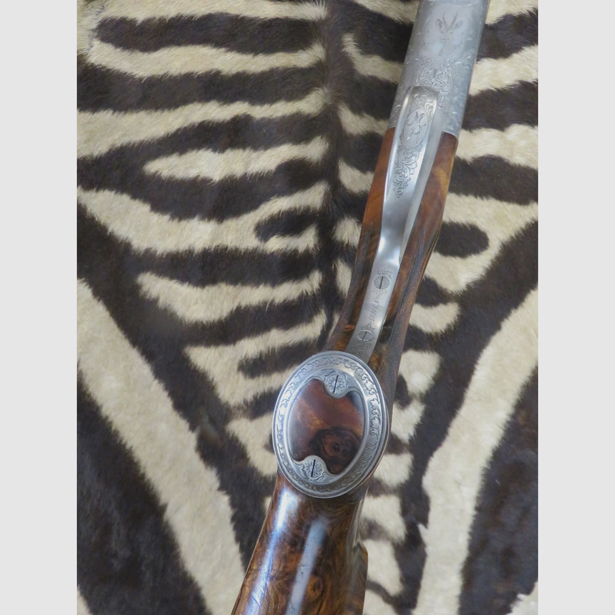 Doppelbüchse CHAPUIS C125 Artisan Kal. 9,3x74R Läufe 55 cm – Waffenkoffer, Bild 12 von 15