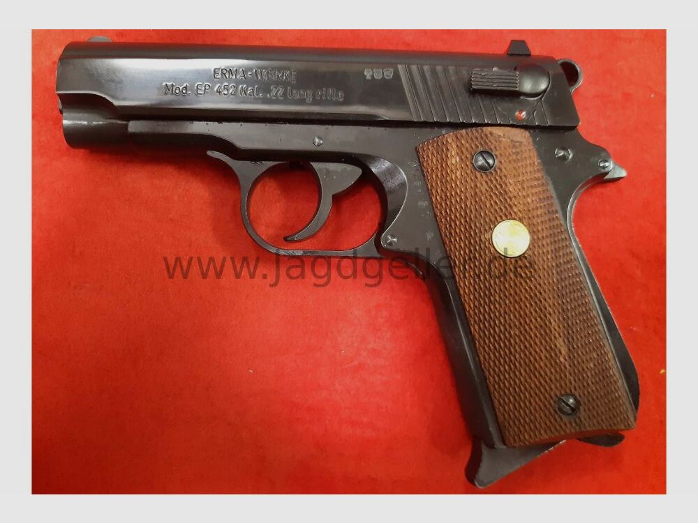 Erma EP452 Pistole 22 Lr im Originalkarton mit Papieren Top Zustand .22lr