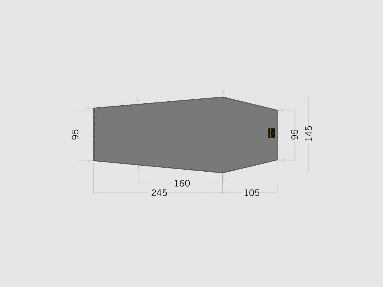 Tatonka Floor Sheet LT Gargia 2 Zeltunterlage