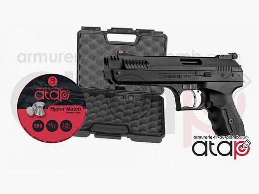 Pack Pistolet à plomb Beeman P17 fibre optique
