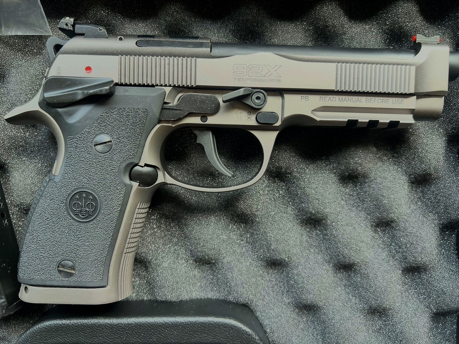 Beretta 92X Performance Producción RDO Listo para Ópticas