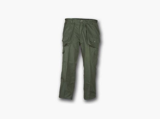 Patton-Hose aus ungefütterter Baumwolle in Grün