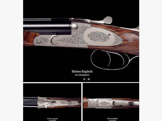 KRIEGHOFF Mehrpreis für Neuwaffe Gravur: Seitenplatte I Optima-Ultra-Classic-Hubertus