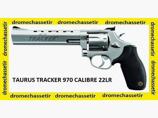 Revolver Taurus Tracker 970, Lauf 6,5 Zoll, Kal. 22LR, Trommel 7 Schuss, Edelstahl