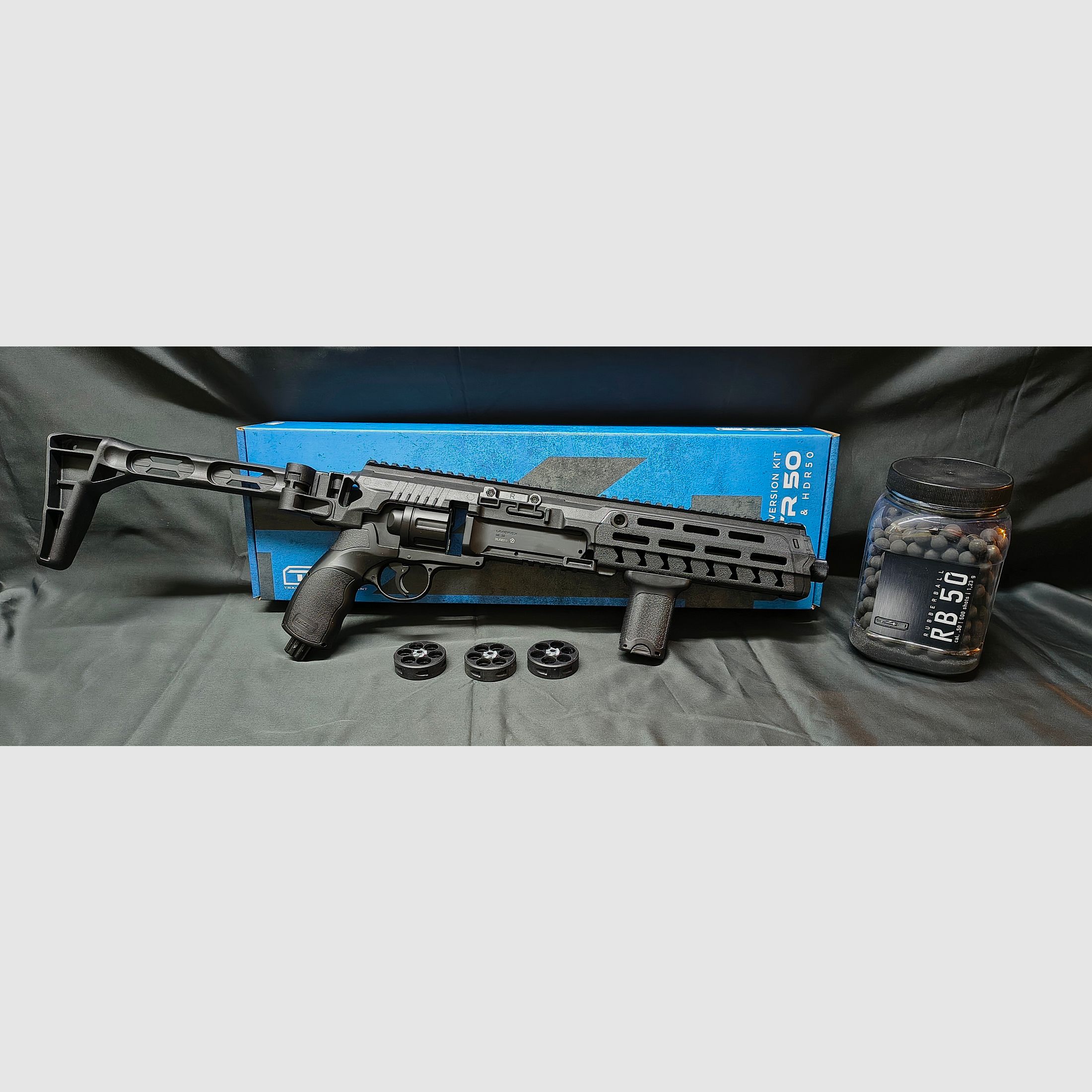 T4E HDR50 CO2 Revolver inkl Carbine Conversion Kit