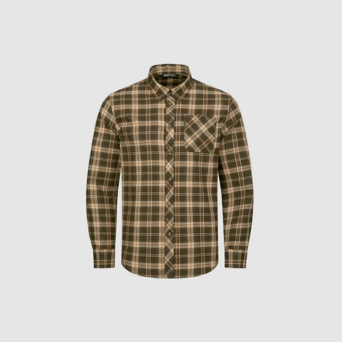 BLASER LOUIE SKJORTE, BROWN-ORA CHECKED