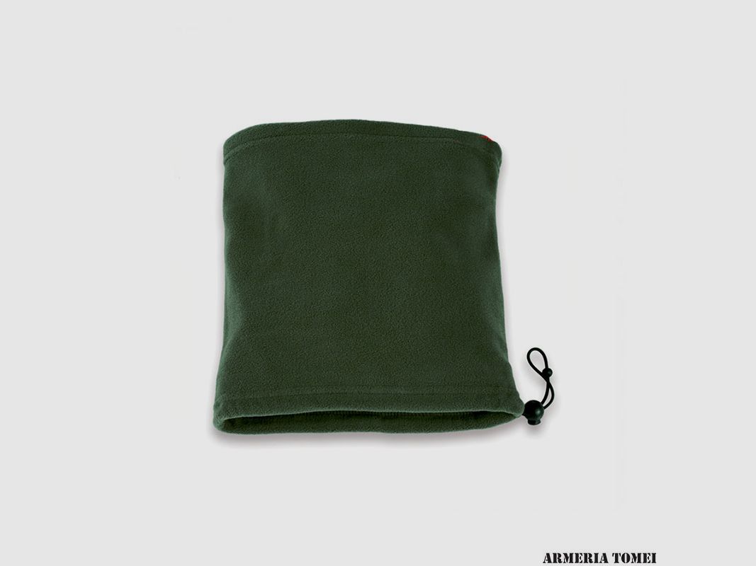 GRÜNER FLEECE-HALSBAAND 2 IN 1